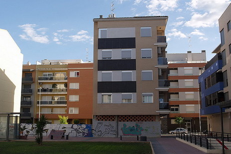 façade Immeuble Europa à Benicarló