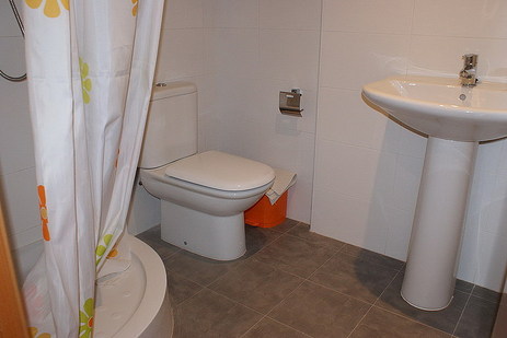 Salle de bains avec douche, Appartement Europa, Benicarló