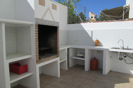 Terrasse avec barbecue, Maison Peñisol, Peñiscola