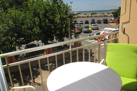 Vues depuis le balcon, Appartement Plage Sud, Peñiscola
