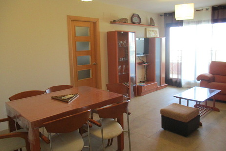 Salon salle à manger, Appartement Costa Peñiscola, Peñiscola